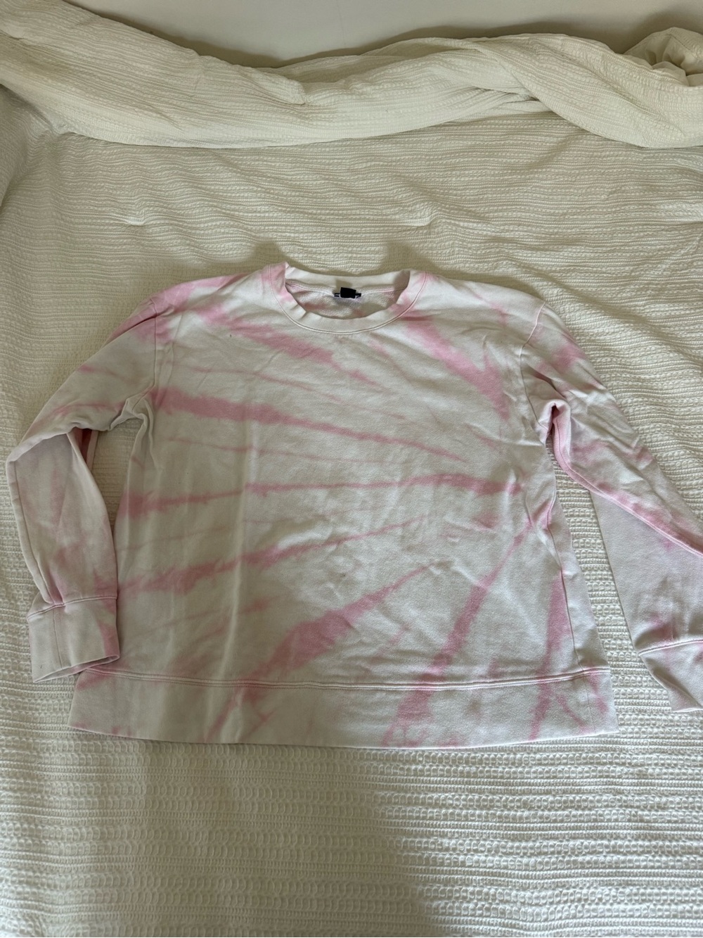 Splendid Pink Tie-Dye Sweatshirt